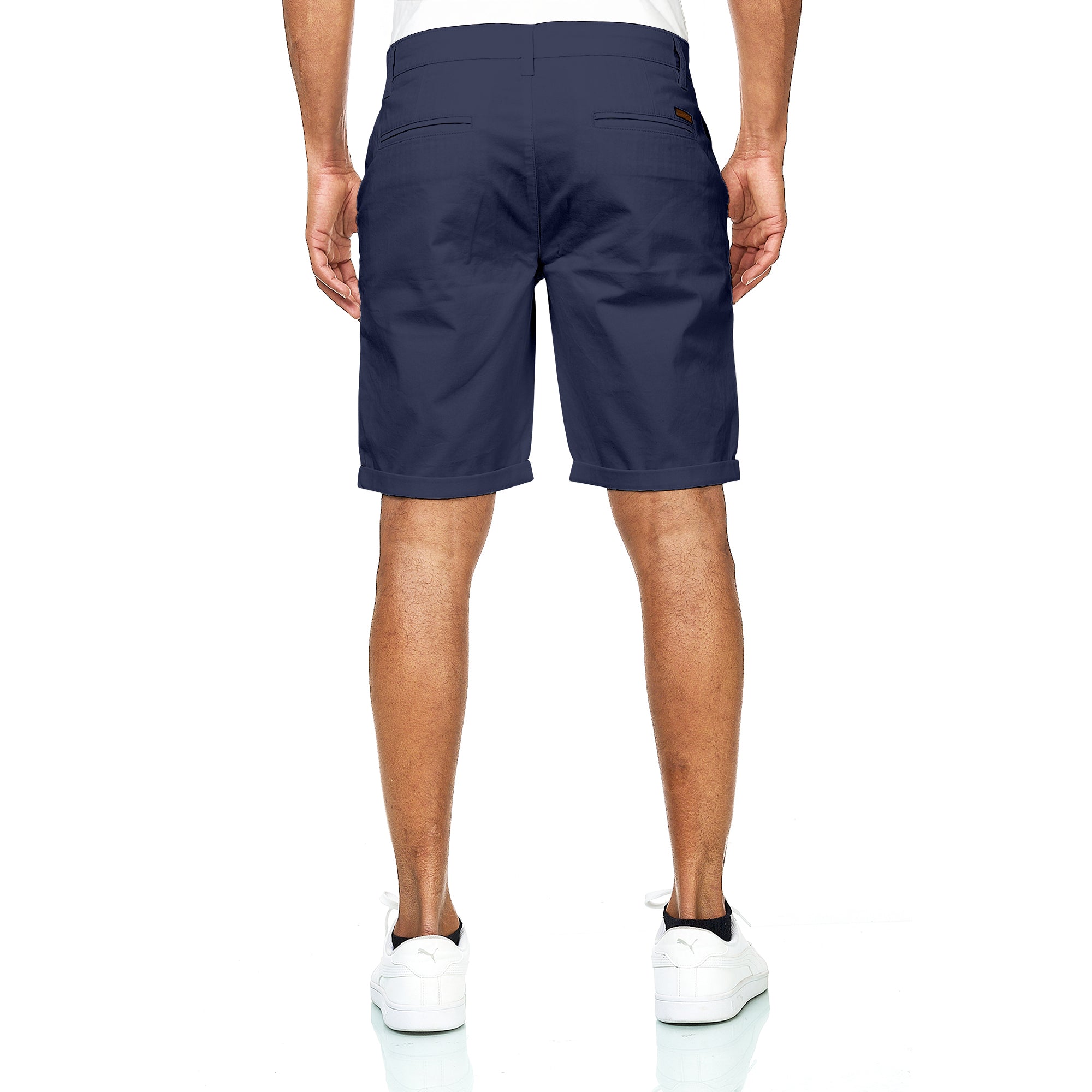 Chino Shorts Herren aus Baumwollmischung Navy