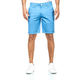 Chino Shorts Herren aus Baumwollmischung Blau