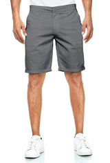 Chino Shorts Herren aus Baumwollmischung Grau