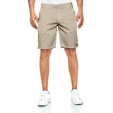 Chino Shorts Herren aus Baumwollmischung Beige