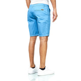 Chino Shorts Herren aus Baumwollmischung Blau