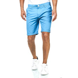 Chino Shorts Herren aus Baumwollmischung Blau