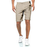 Chino Shorts Herren aus Baumwollmischung Beige