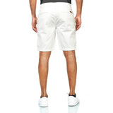 Chino Shorts Herren aus Baumwollmischung Weiß