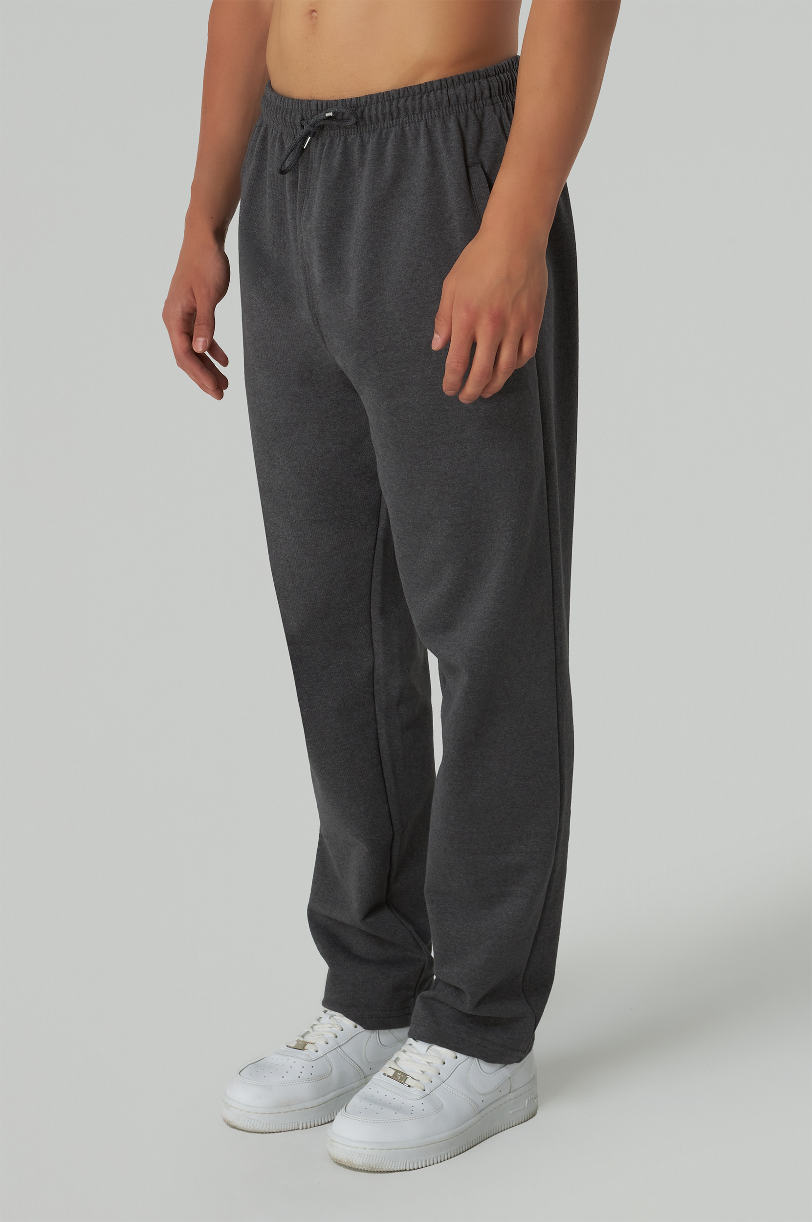 Jogginghose - Mit Reißverschluss - Herren - Anthrazit