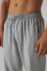 Jogginghose - Mit Reißverschluss - Herren - Grau