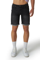 Jeansshorts - Herren - Anthrazit