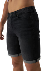 Jeansshorts - Herren - Anthrazit