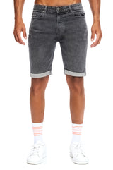 Jeansshorts - Herren - Grau