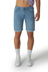 Jeansshorts - Herren - Hellblau