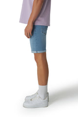 Jeansshorts - Herren - Hellblau