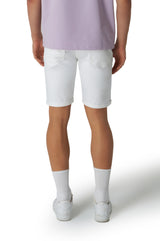 Jeansshorts - Herren - Weiß