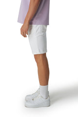 Jeansshorts - Herren - Weiß