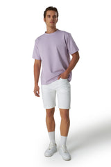 Jeansshorts - Herren - Weiß