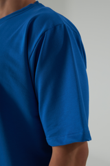 Basic T-Shirt Baumwolle - Herren Navy