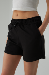 Sweatshorts Damen Schwarz