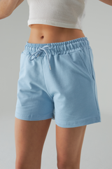 Sweatshorts Damen Blau