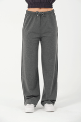 Jogginghose Damen - Wide Leg Anthrazit