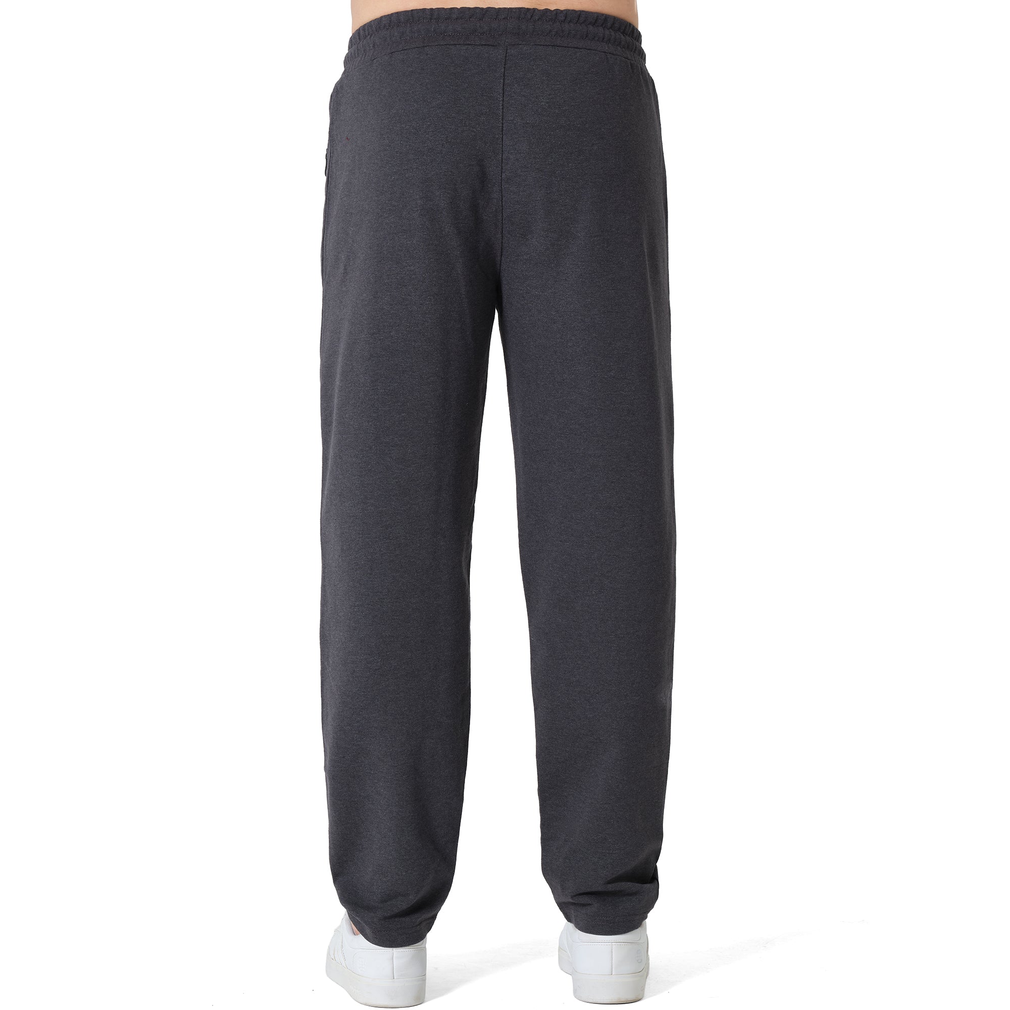 Jogginghose Herren - Relaxed Fit mit Reißverschlusstaschen - Anthrazit