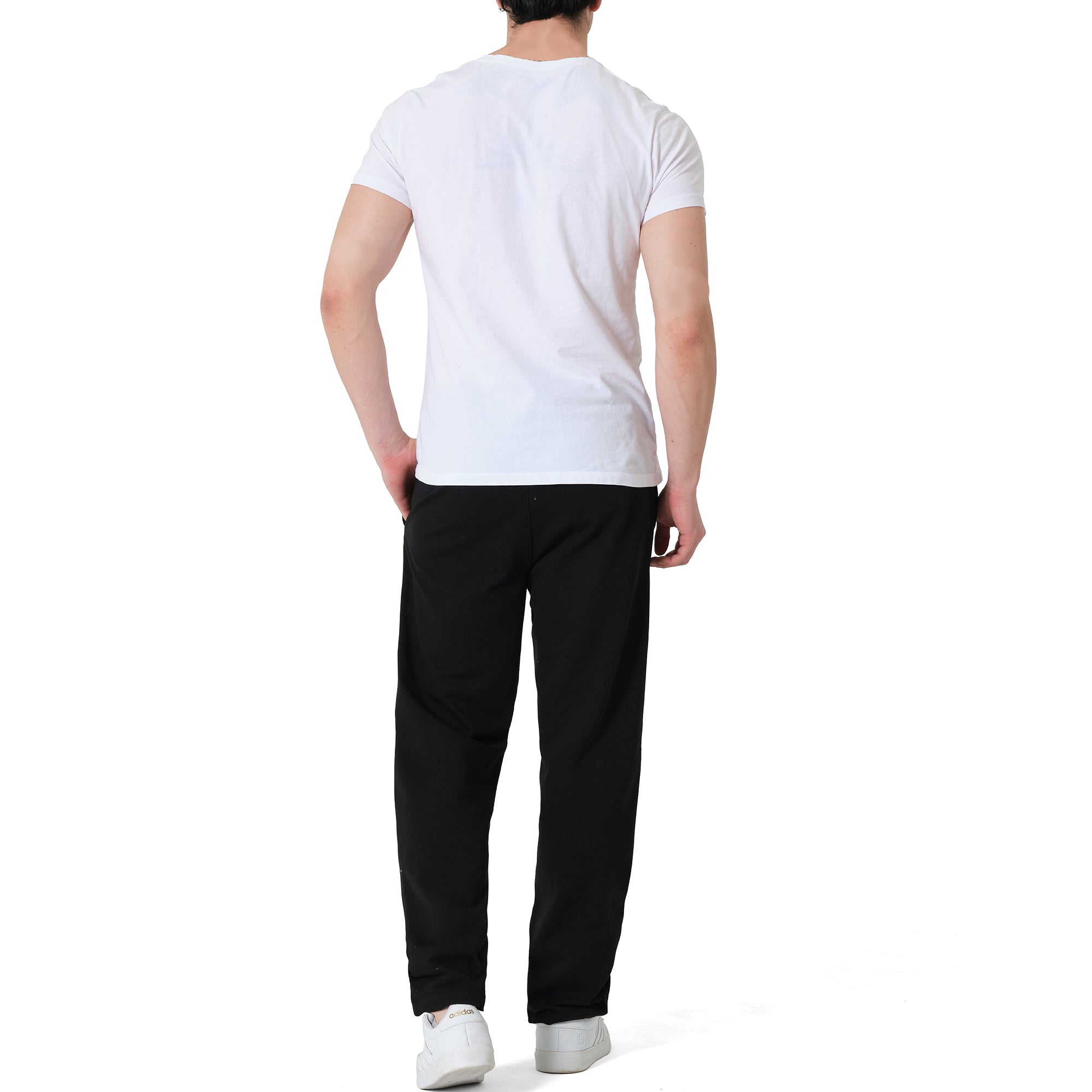Jogginghose Herren - Relaxed Fit - Schwarz