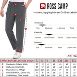 Men's cotton jogging trousers, sports trousers, anthracite