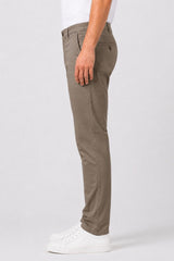 Chino Hosen Herren aus Baumwolle - Khakibraun