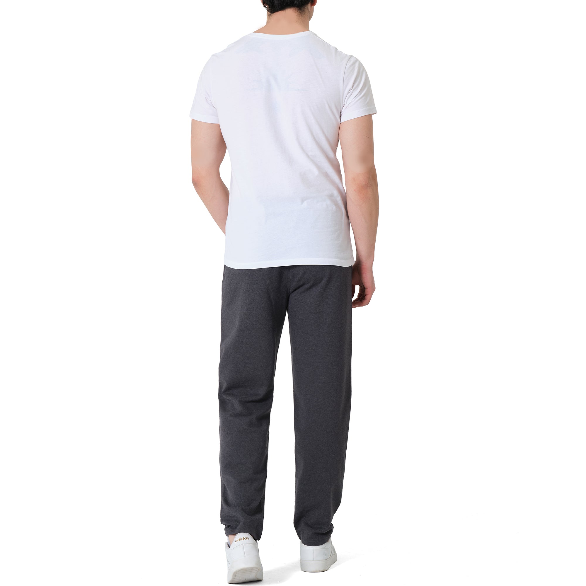 Jogginghose Herren - Relaxed Fit mit Reißverschlusstaschen - Anthrazit