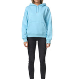 Hoodie women's slim fit hoodie, light blue