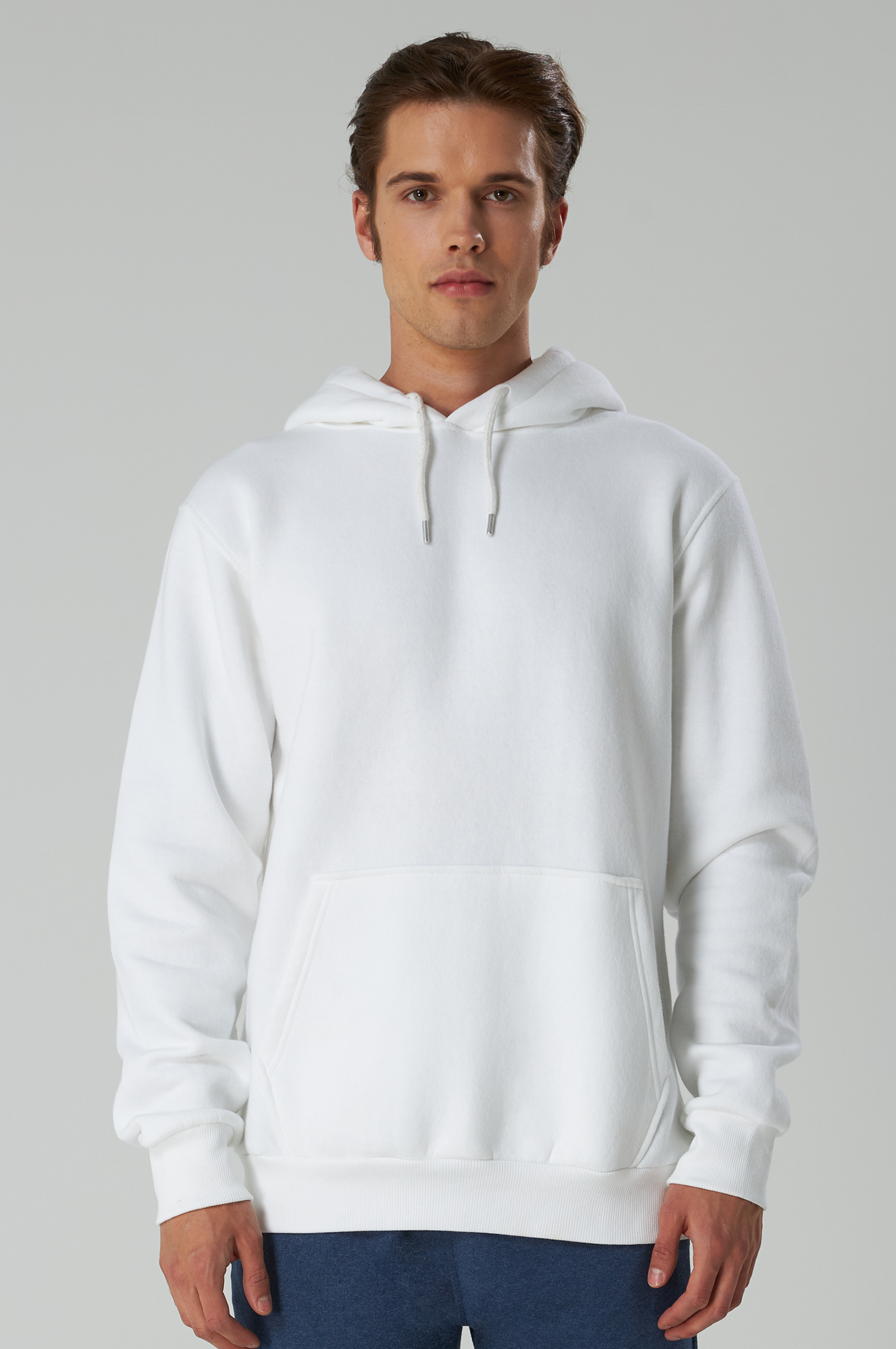 hoodie herren weiß 