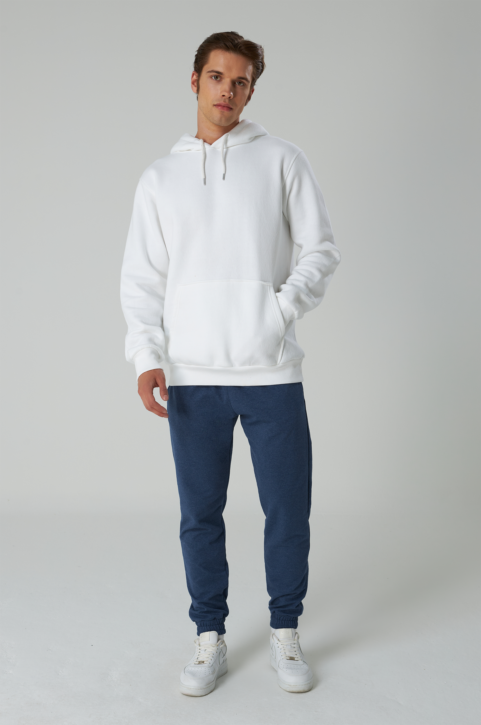 Hoodie Herren - Weiß