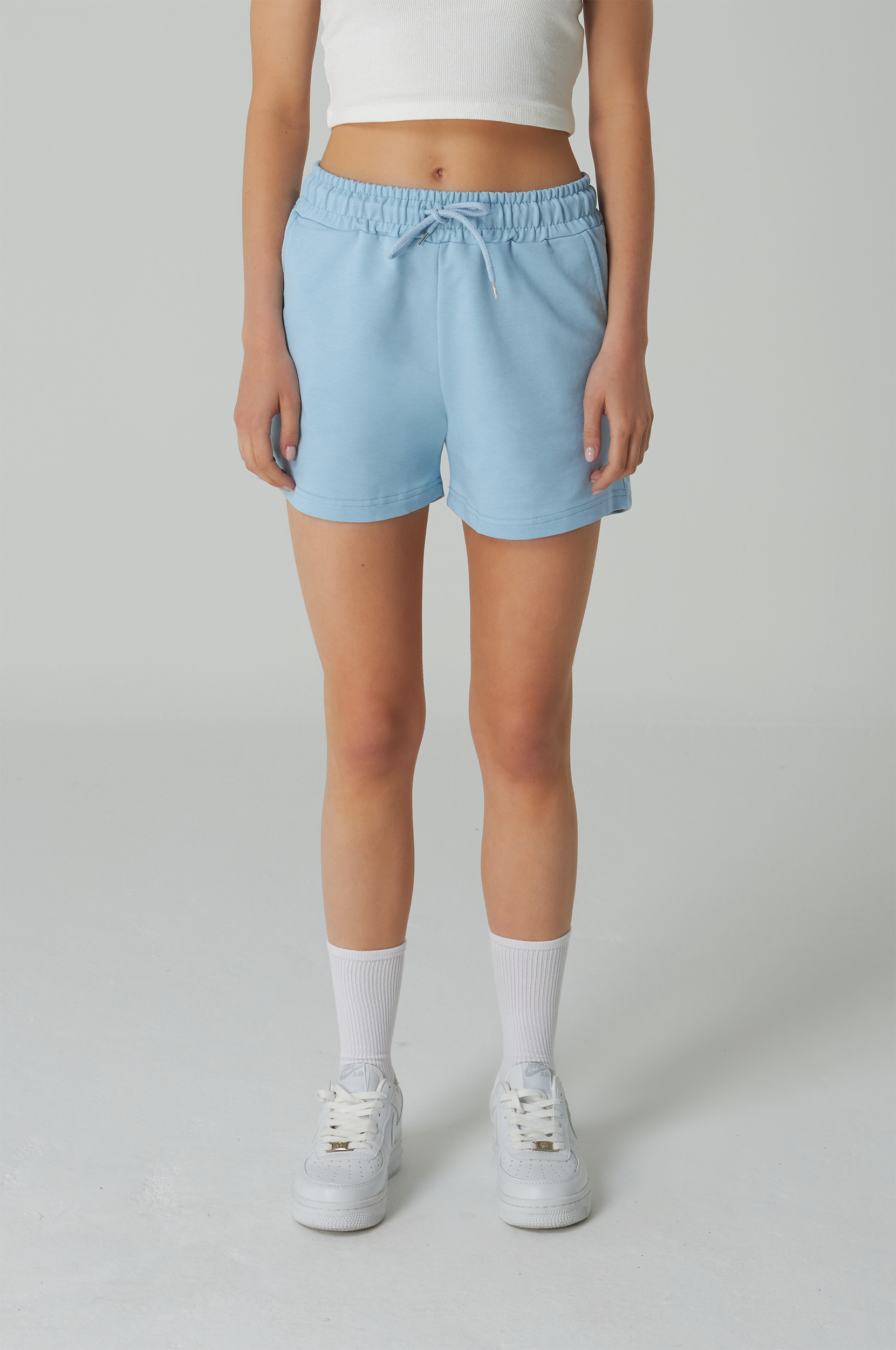 Sweatshorts Damen Blau