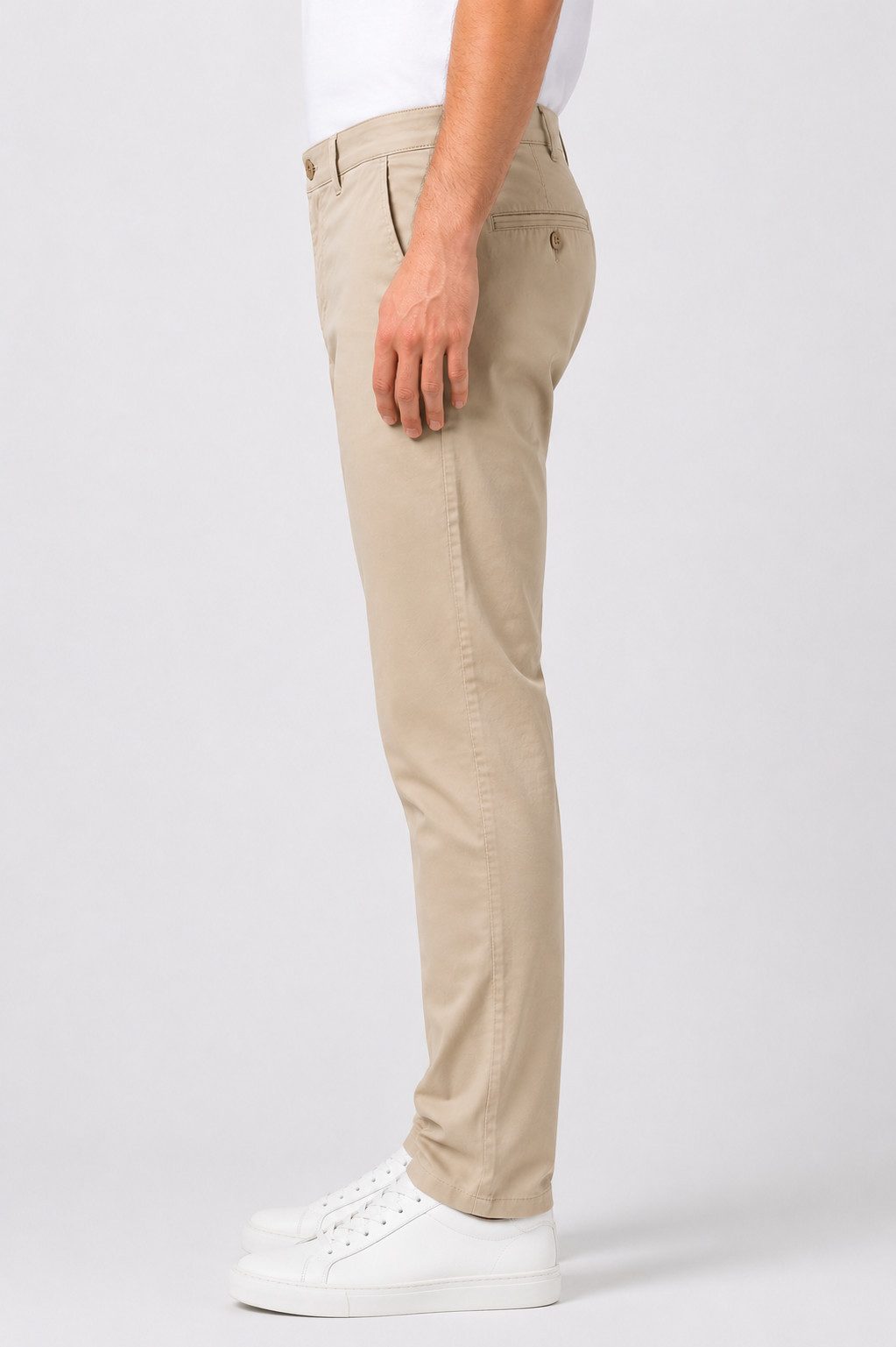 Chino Hosen Herren aus Baumwolle - Sand